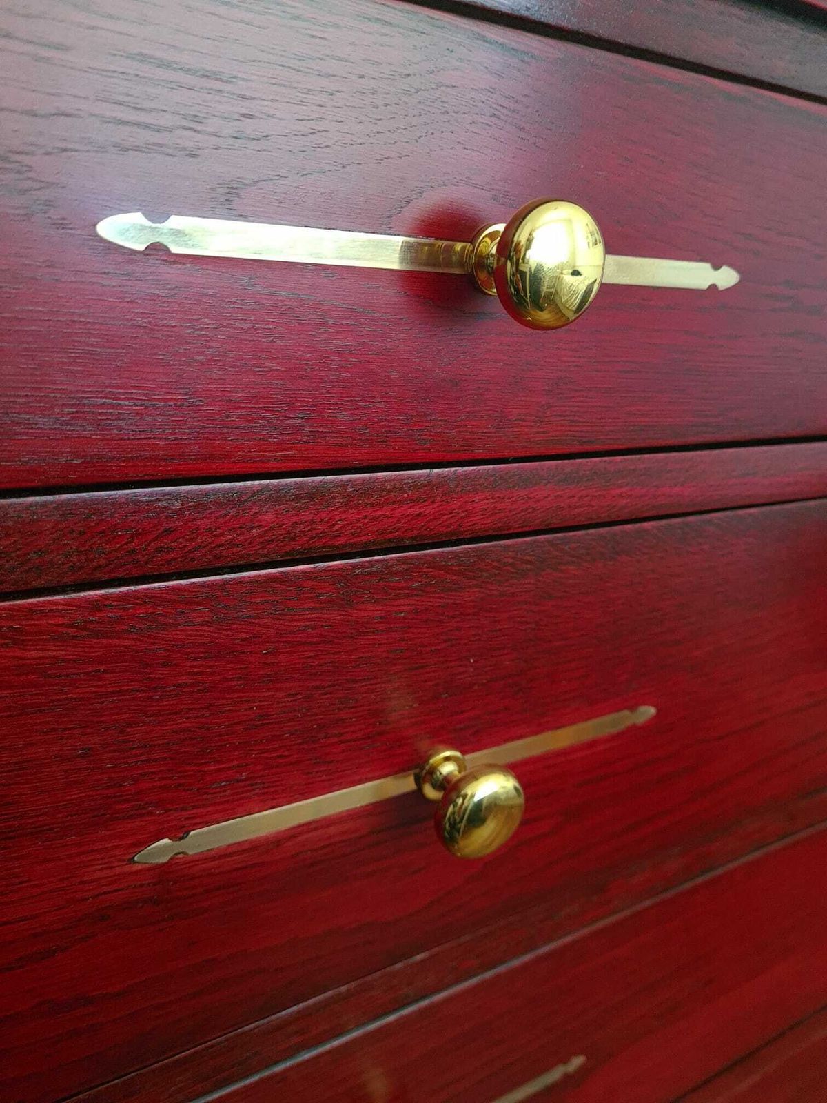 Upcycled Mid Century Style With Brass Inlays photo furniture