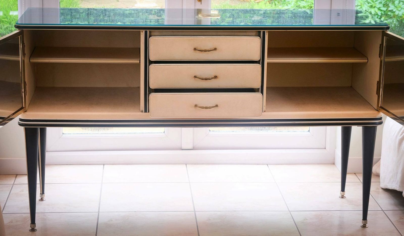 Sideboard For Harrods Umberto Mascagni Chinoiserie 1950's Rare photo for sale