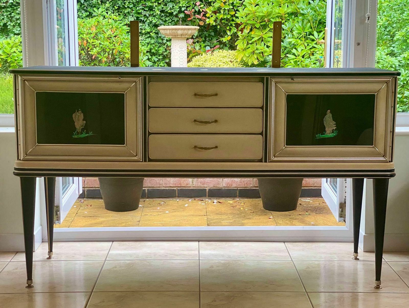 photo for sale Sideboard For Harrods Umberto Mascagni Chinoiserie 1950's Rare
