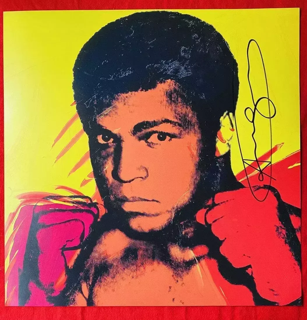1986 Carnegie Museum Of Art After Andy Warhol   Muhammad Ali Lithograph photo 360.0