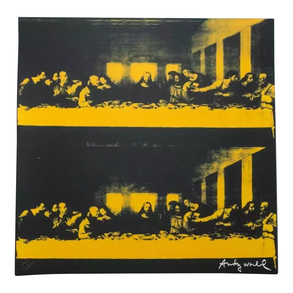 1986 Carnegie Museum Of Art After Andy Warhol „Last Supper” Lithograph