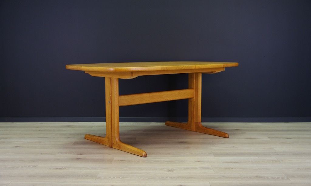 Mid Century Table Danish Design Ash Retro photo for sale