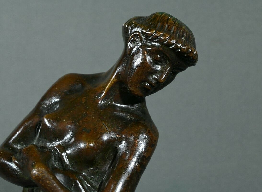Bronze “The Woman With The Fawn”, Primavera Workshop – 1930 photo buy