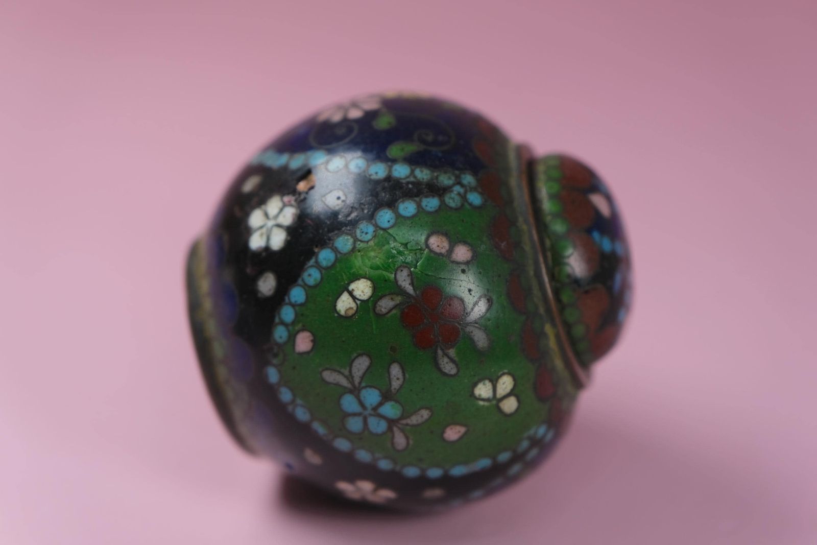 photo furniture Antique Meiji Period Japanese Koro Bronze Cloisonne