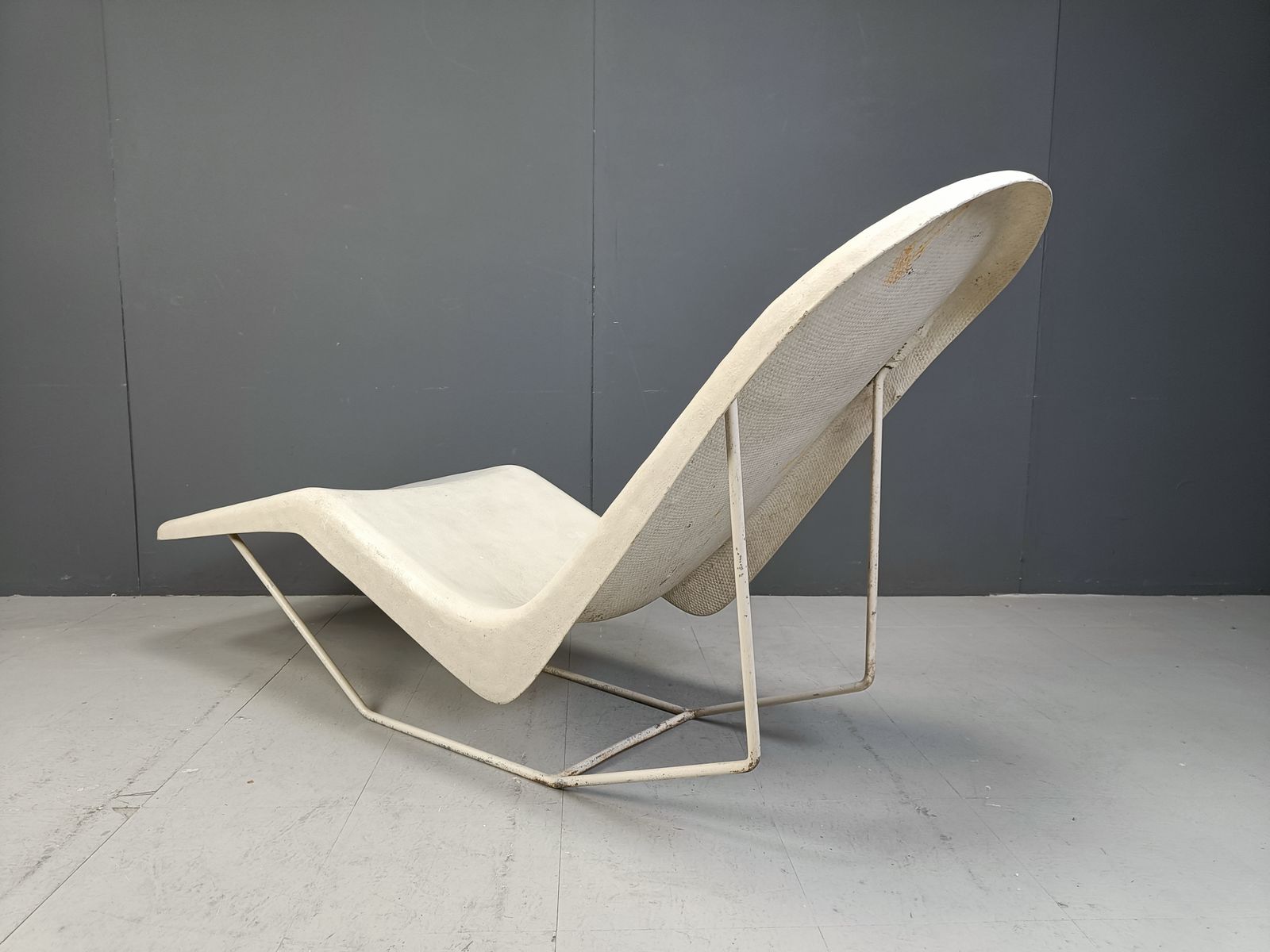 Mid Century Fiberglass Chaise Longue, 1960s photo 650.0