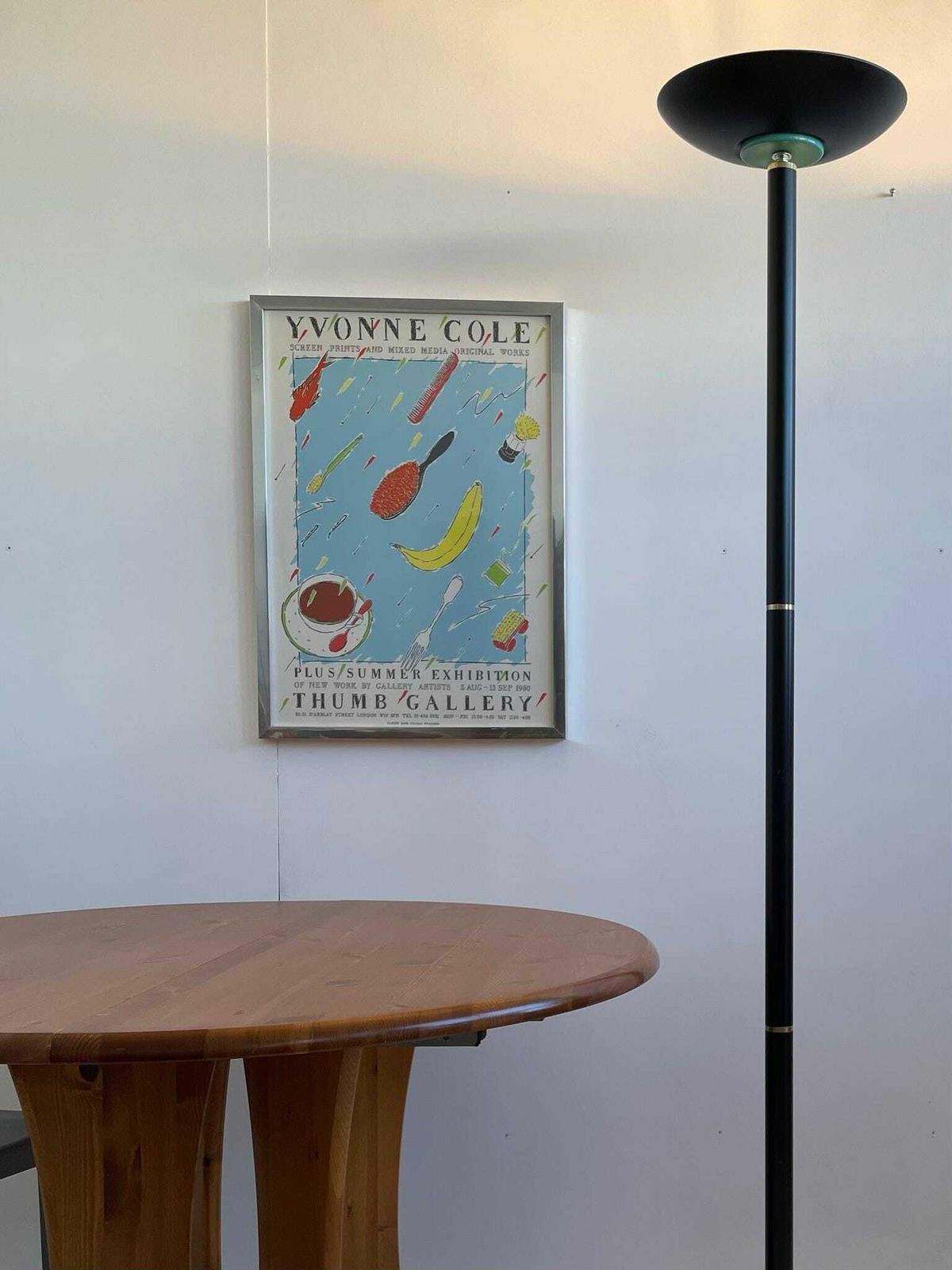 Yvonne Cole And Thumb Gallery Exhibition Poster 1980