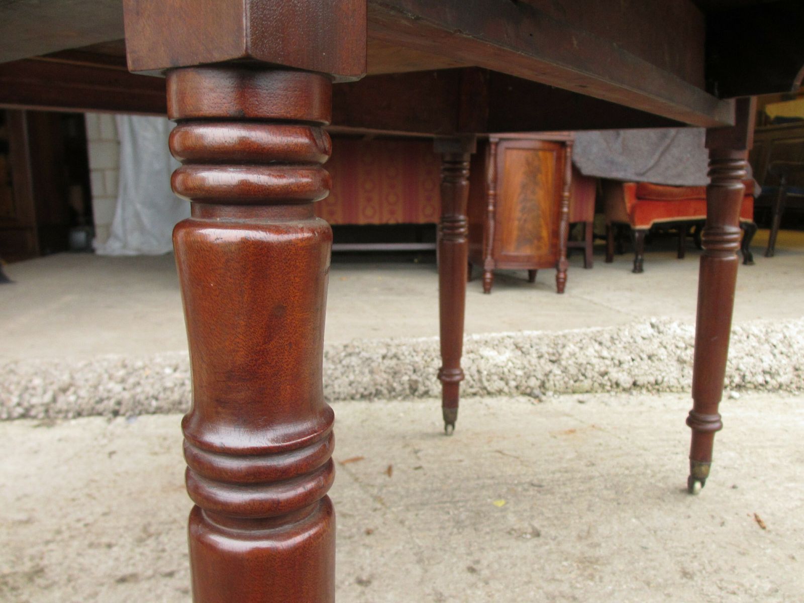 photo vinterior Victorian Mahogany Pembroke Table With Drawer