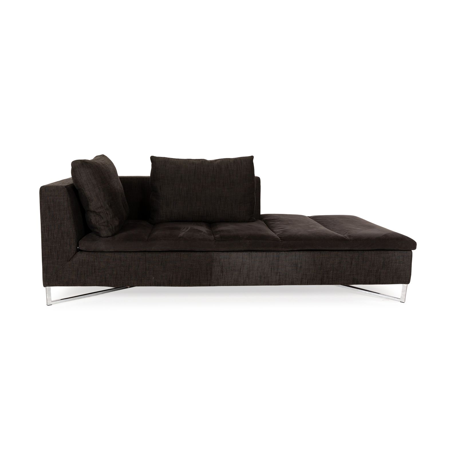 Ligne Roset Feng Fabric Lounger Grey