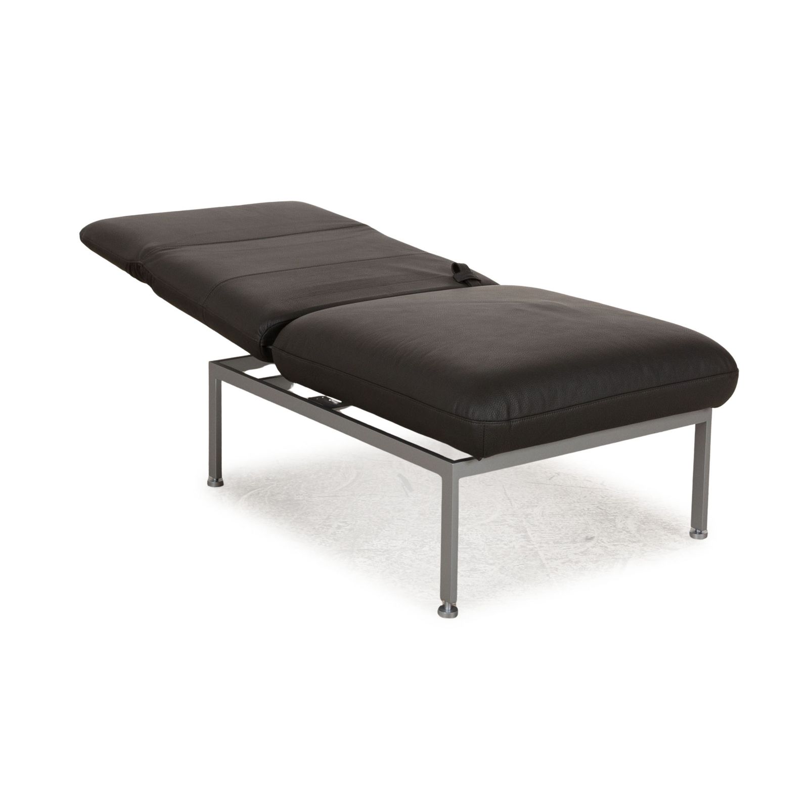 photo furniture Fauteuil Brühl Roro en cuir gris, fonction manuelle