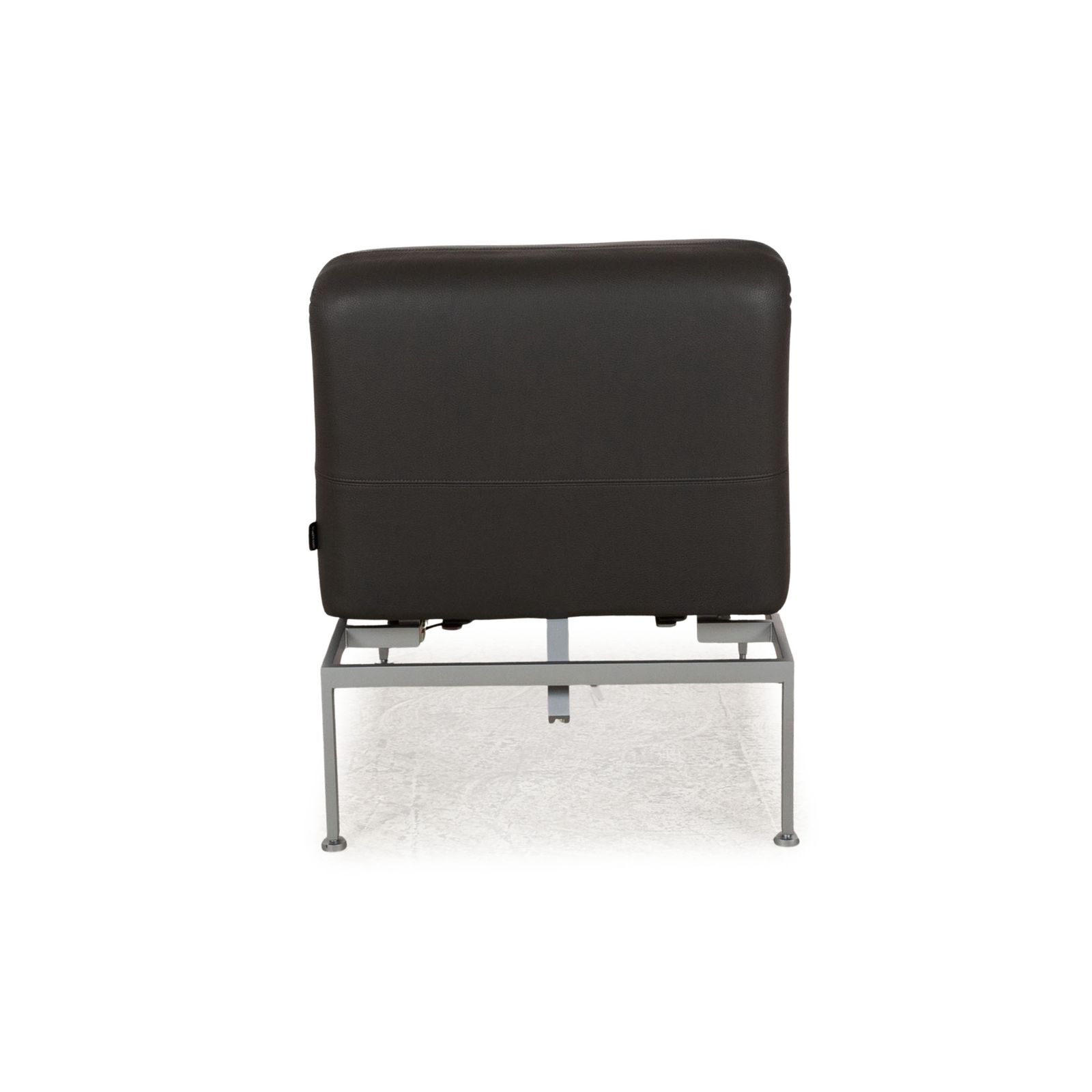 Mobilier Fauteuil Brühl Roro en cuir gris, fonction manuelle photo