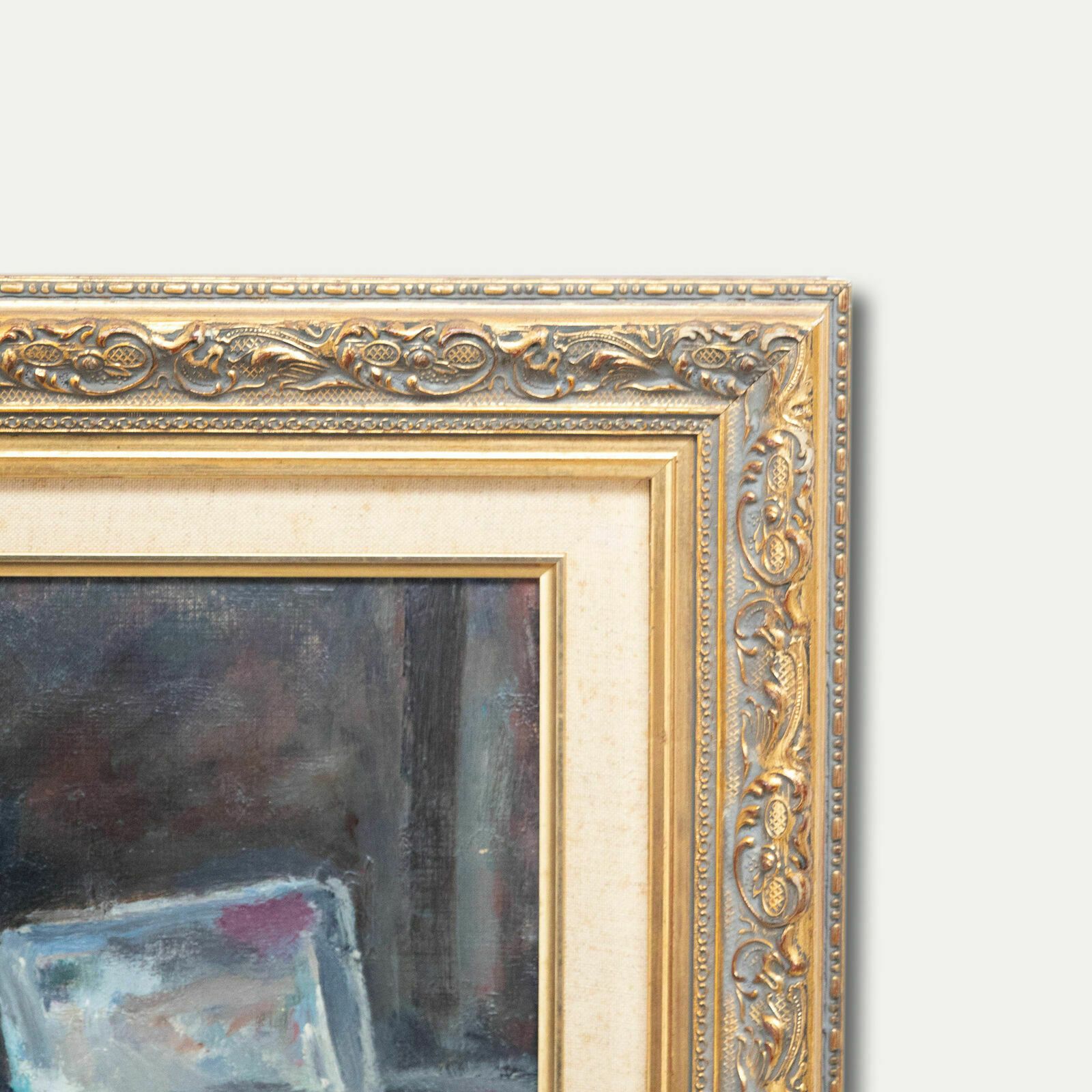 Francisco Diaz Sanchez (1912 1982)   Spanish School Oil, The Artist's Materials photo 345.0