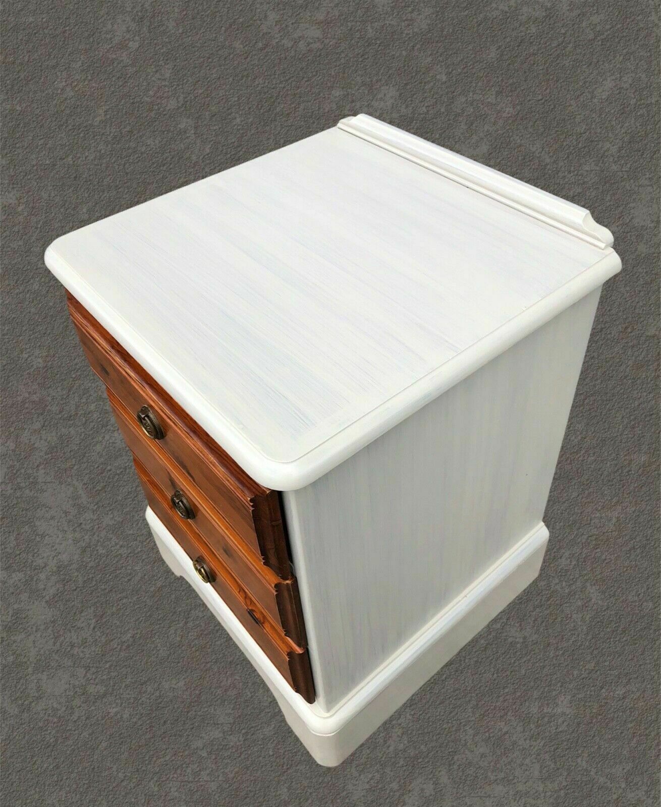 photo for sale Pair Of Refinished Pine Bedside Chests / Bedside Tables