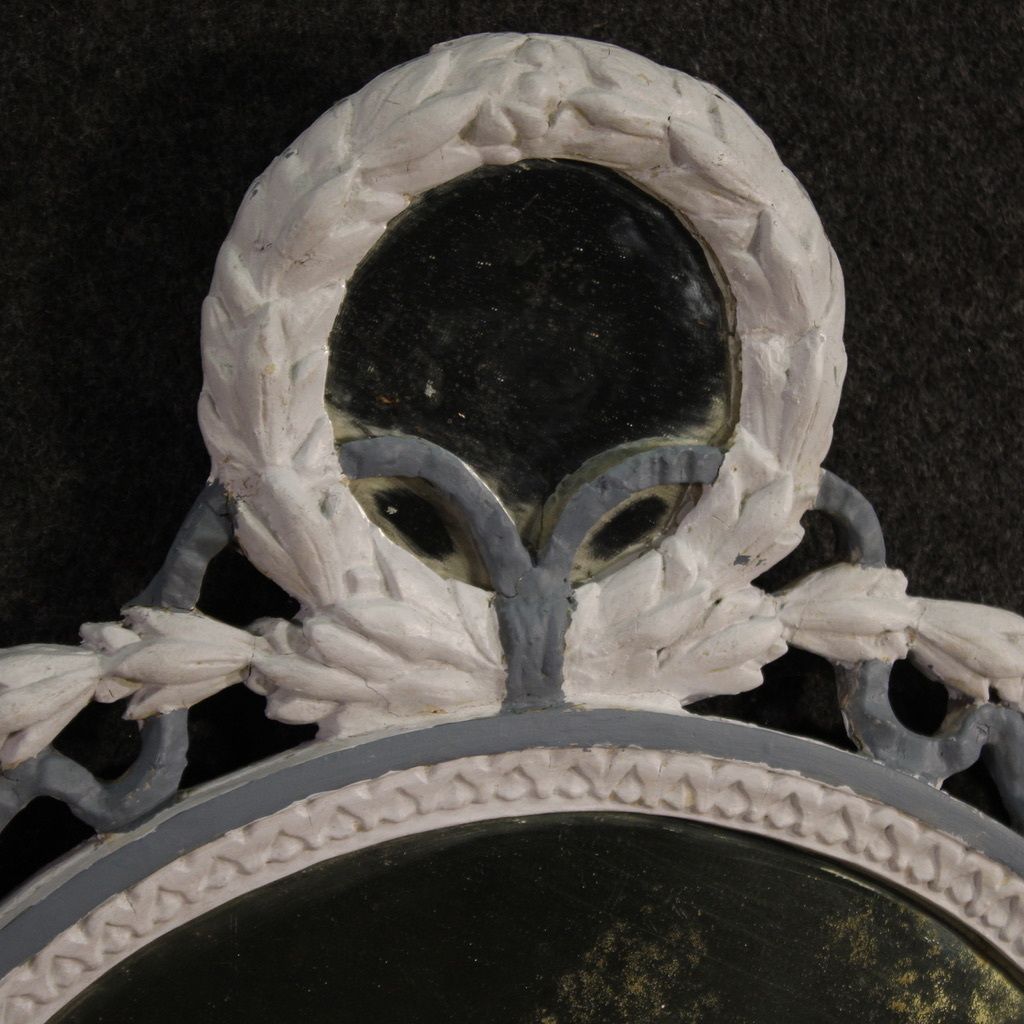 Pair Of Louis XVI Style Mirrors From The 20th Century photo vintage