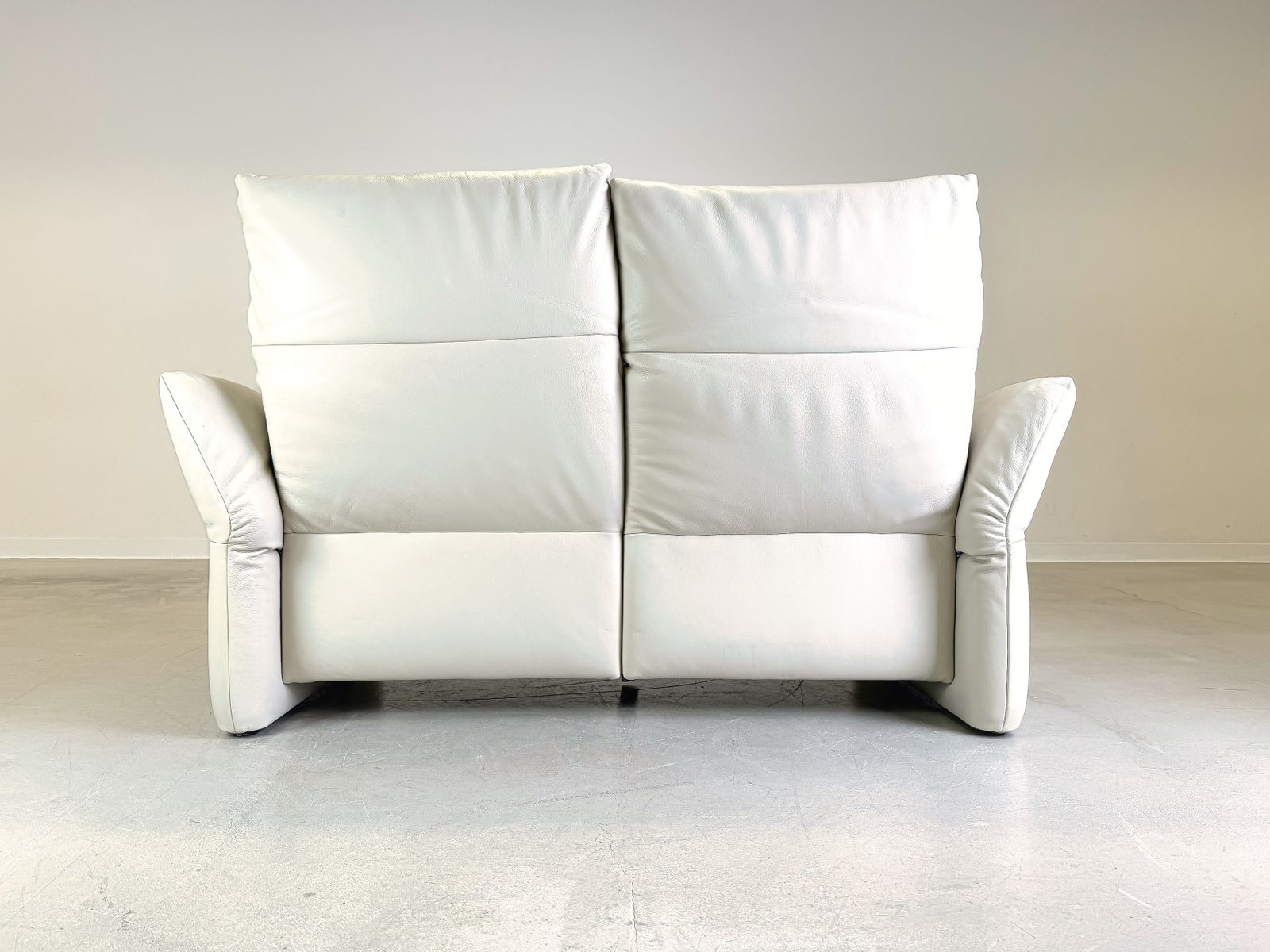 Koinor Sofa Elena Couch Foldable Two Seater Leather White Design photo Furniture