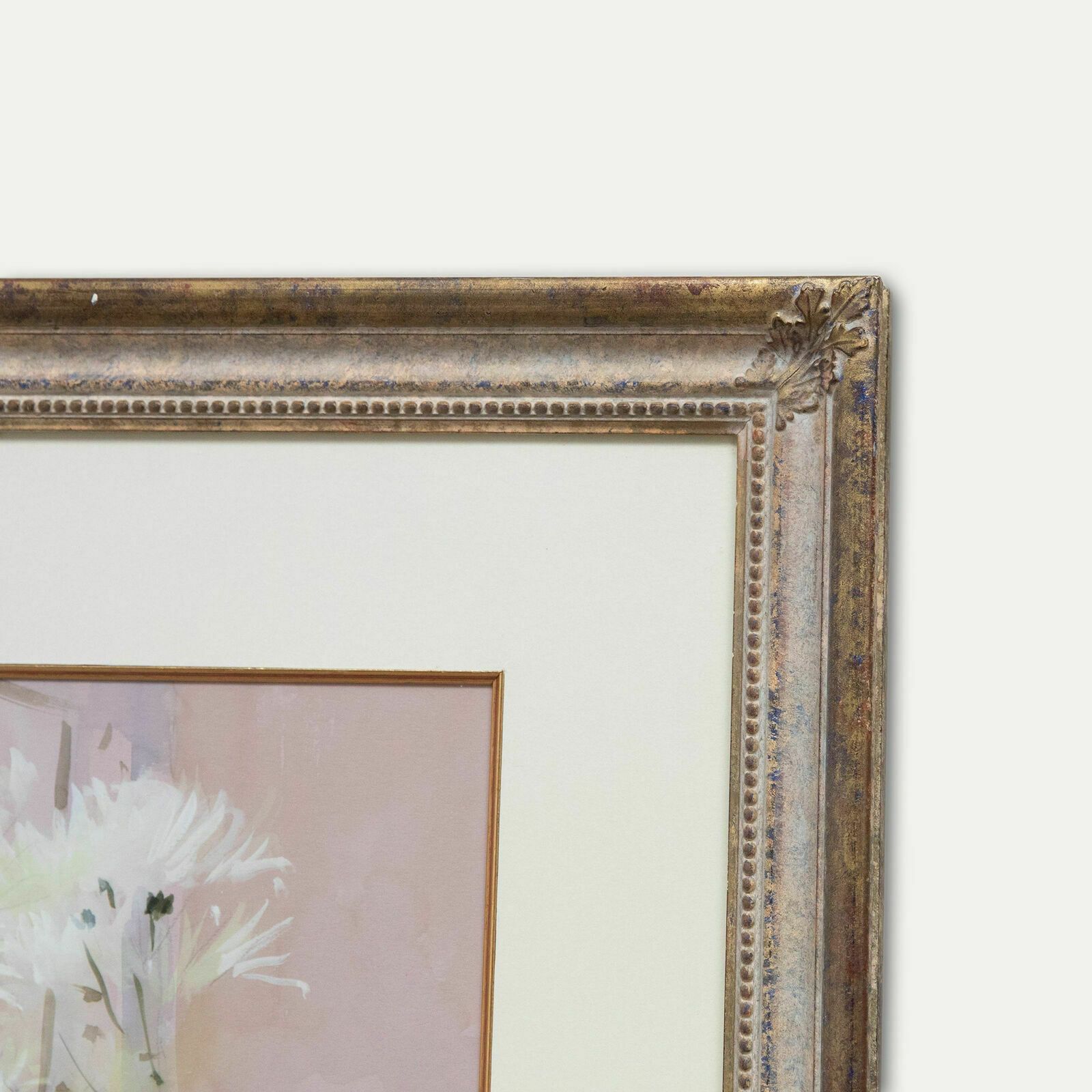 Kim Page   Framed Contemporary Watercolour, Still Life Of White Lilies photo 271.0