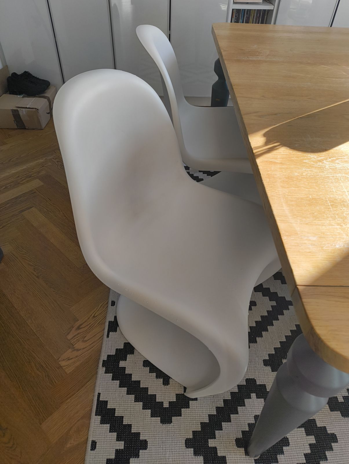 4 X Genuine Vitra Verner Panton S Chairs In Great Condition photo for sale