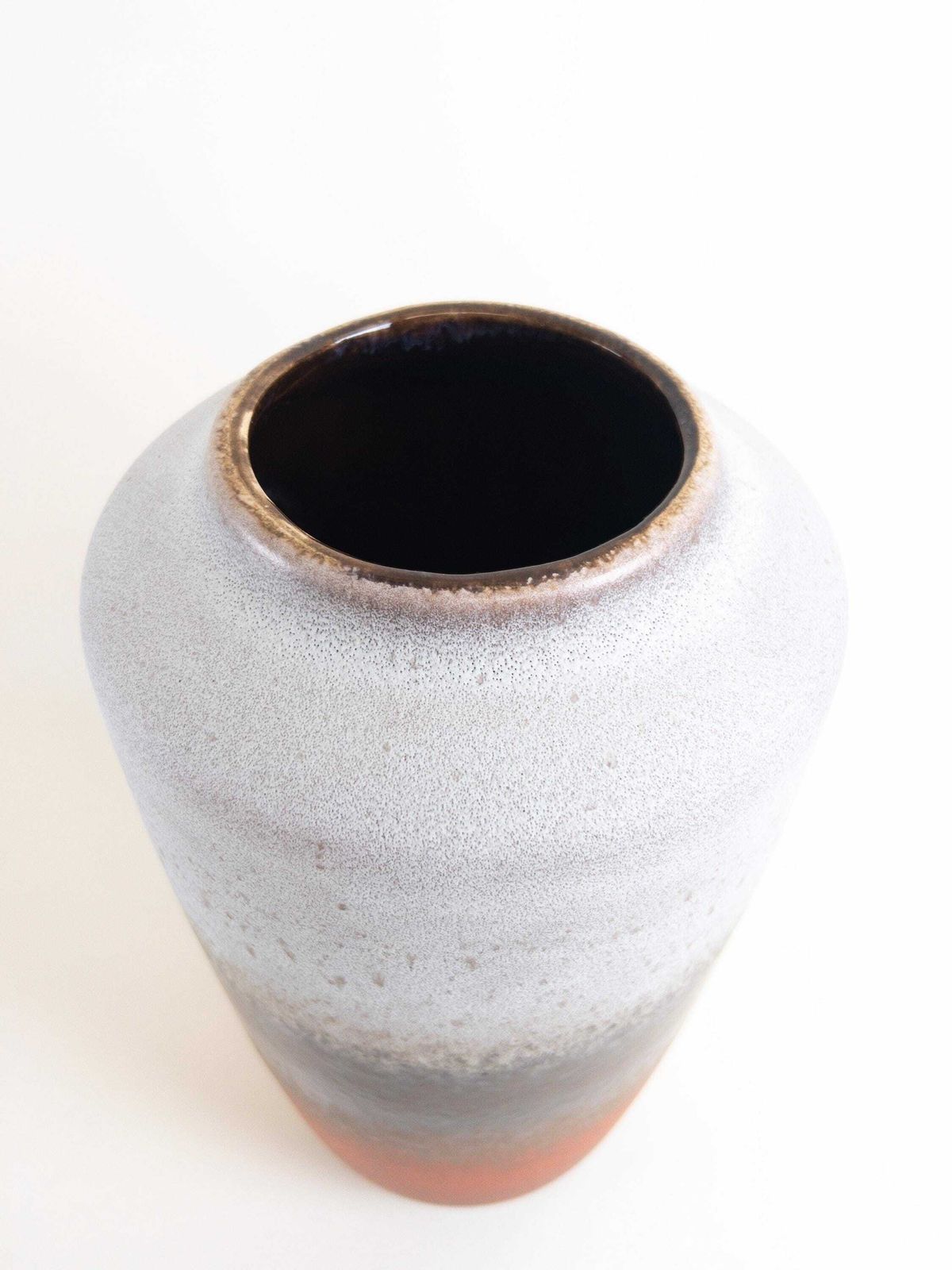 Xl Tall Scheurich Floor Vase   Foamy Fat Lava West German Pottery Vase   Scheurich West Germany 517 38 photo 152.0