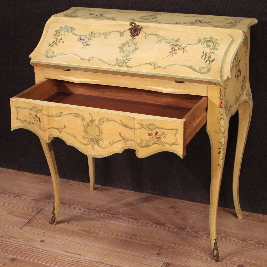 Painted Bureau In Venetian Style From 1960s photo 2000.0