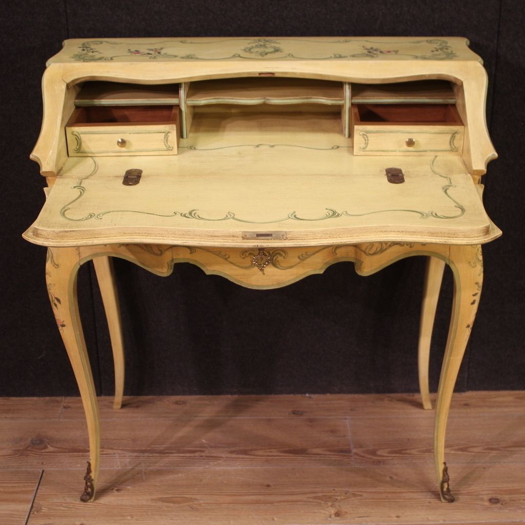 Painted Bureau In Venetian Style From 1960s photo buy