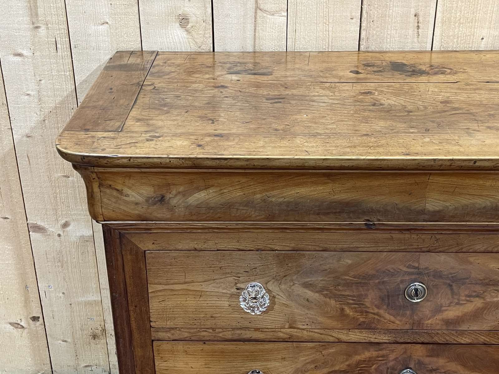Louis Philippe 5 Drawer Chest Of Drawers From The 19th Century In Cherry Wood photo furniture