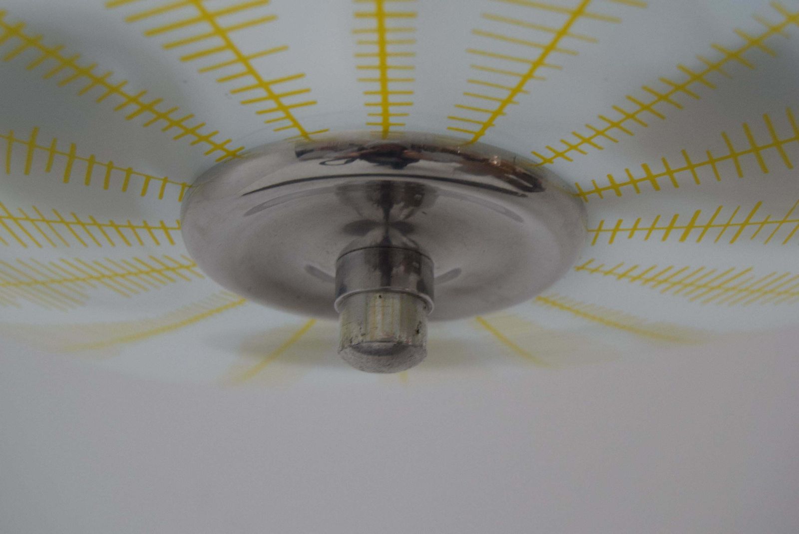 Mid Century Glass Pendant By Napako, Czechoslovakia, 1970s. photo buy