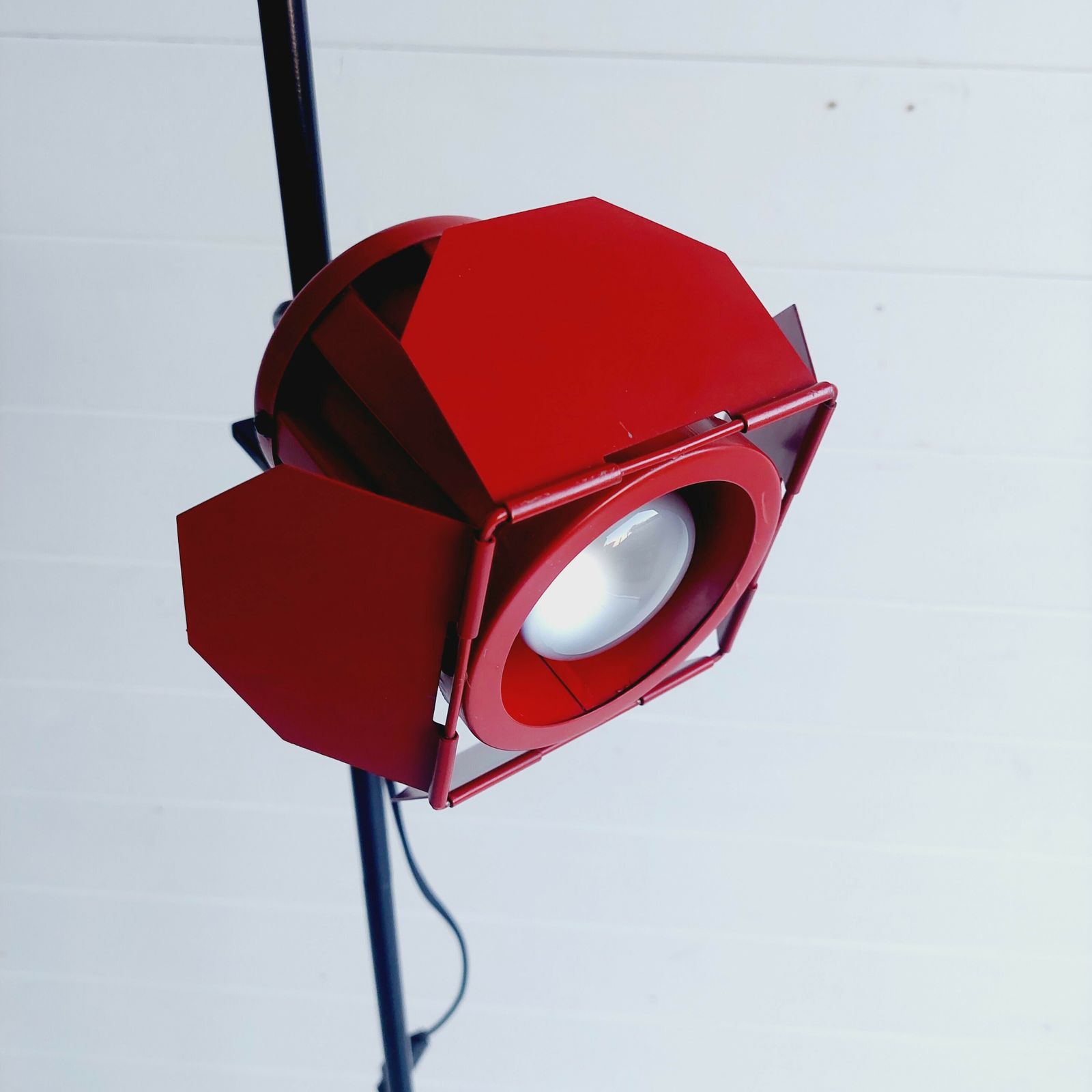 photo buy Mid Century  Adjustable Spotlight Floor Lamp Ikea "Reflektor" Spotlight Studio Light 1980s