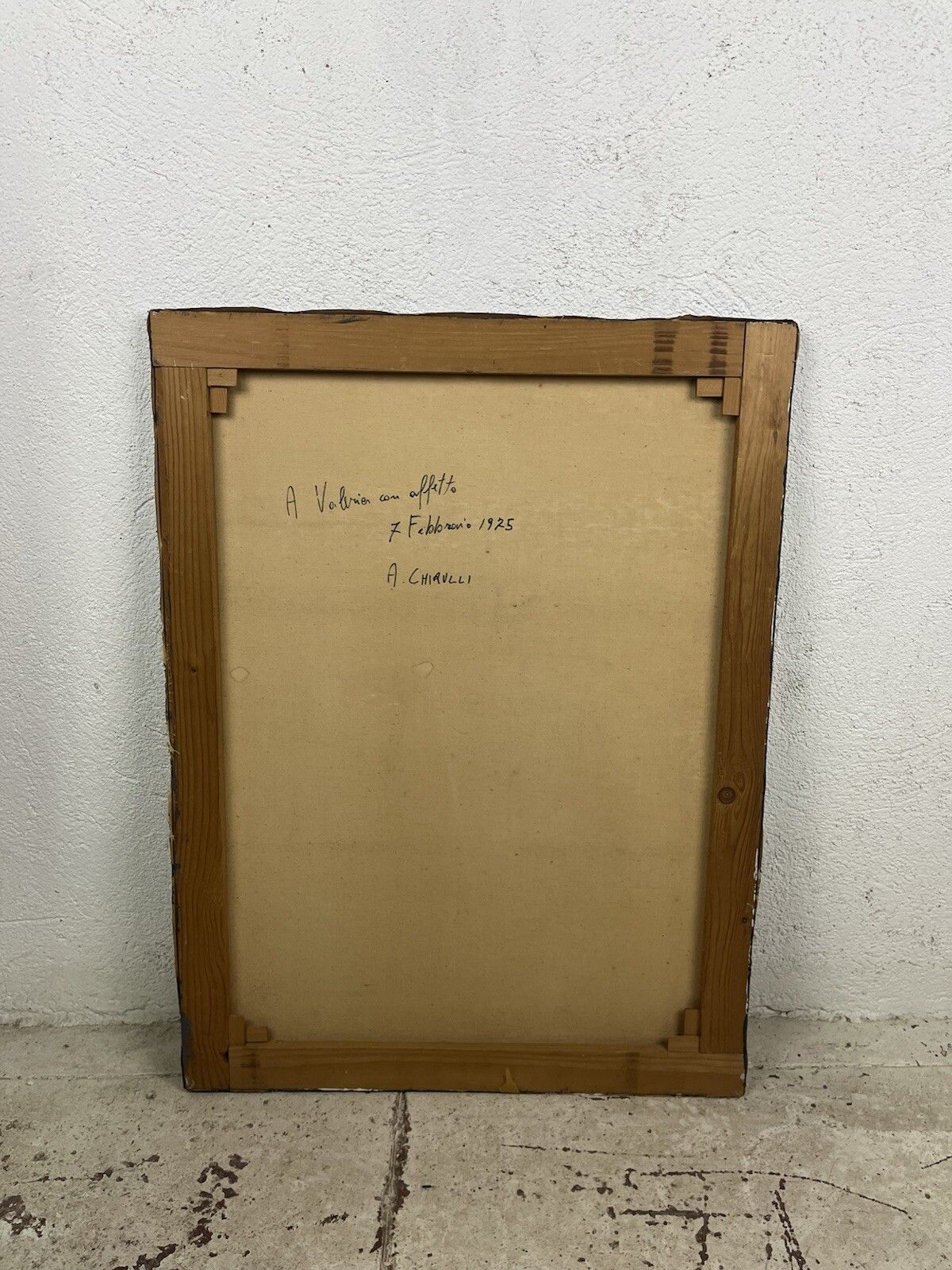 photo for sale Untitled 1975 Chirulli Oil On Canvas Vintage Design