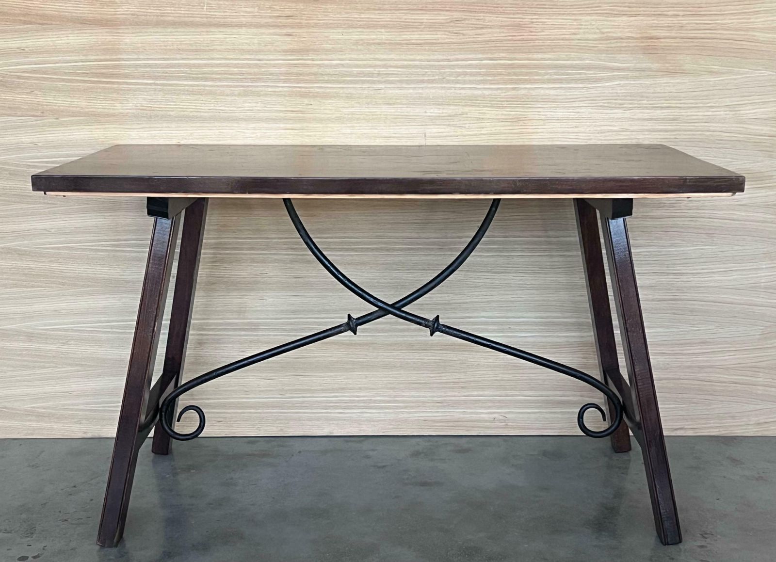 Spanish Baroque Work Side Table , Restored photo furniture