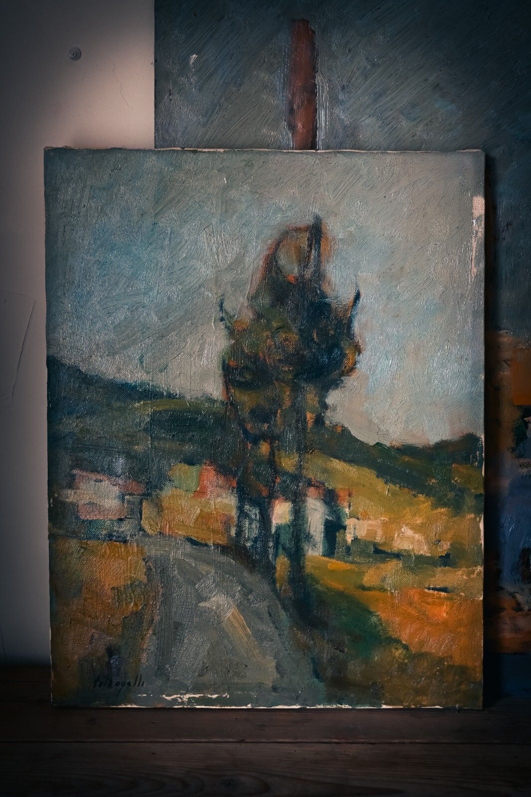 Hand Painted Painting, On Canvas, Oil, Caesar Petrogalli 35*45cm photo furniture