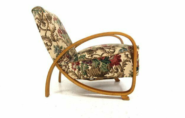 Modern Scandinavian Beech Armchair, Sweden, 1940s photo vinterior