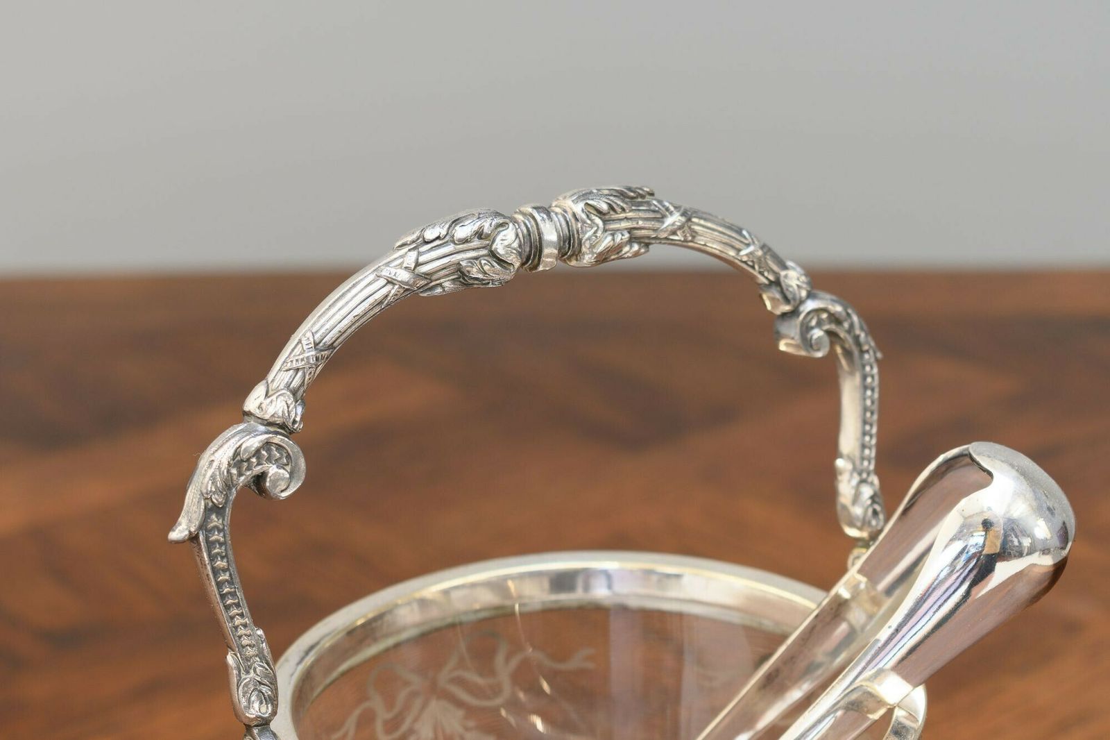 Silver Plated Ice Bucket photo Home Decor