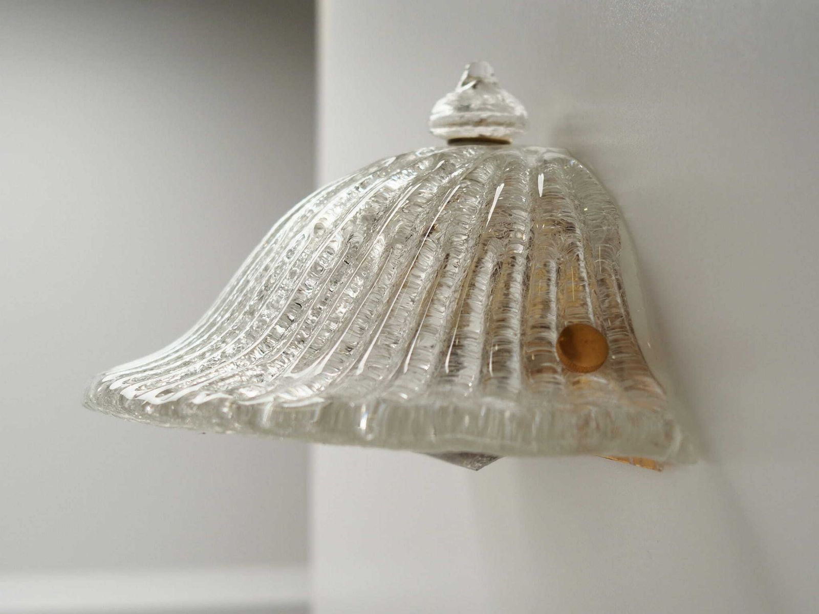Wall Lamp, Murano Glass, Italian Design, 1970s, Manufacture: Italy photo Lighting