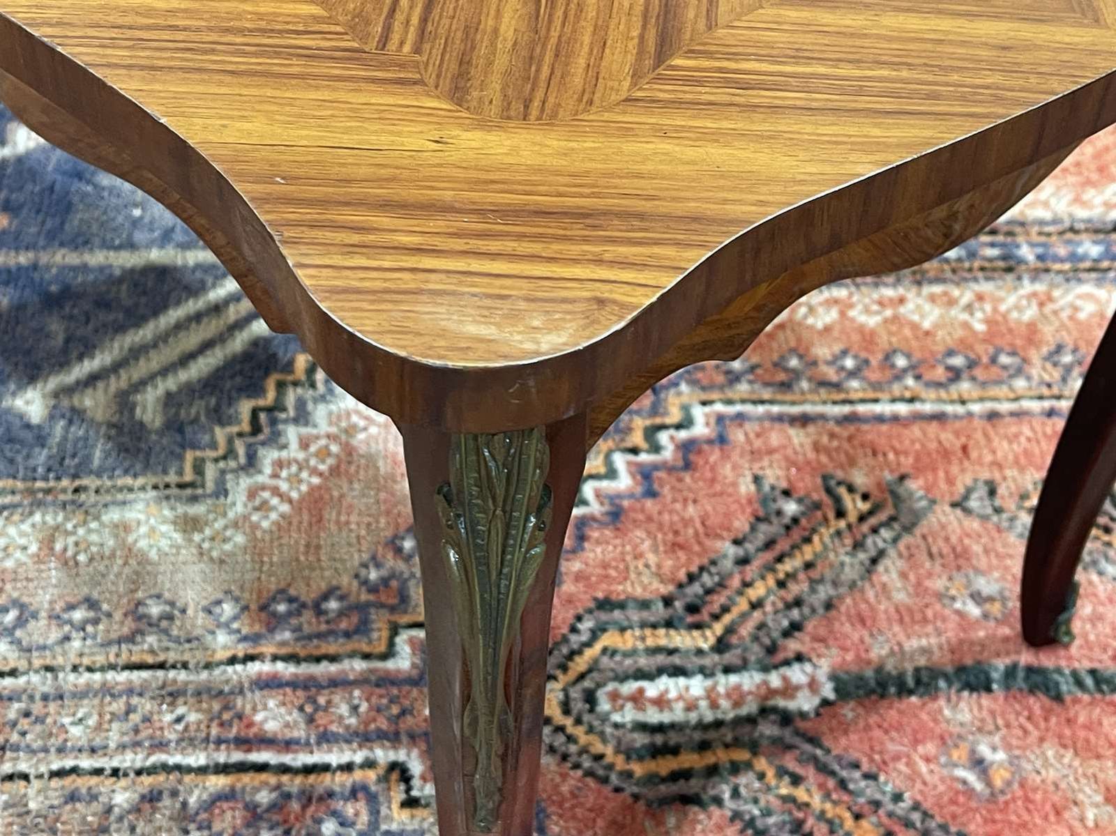 Louis XV Style Rosewood Coffee Table From The 1970s photo vinterior