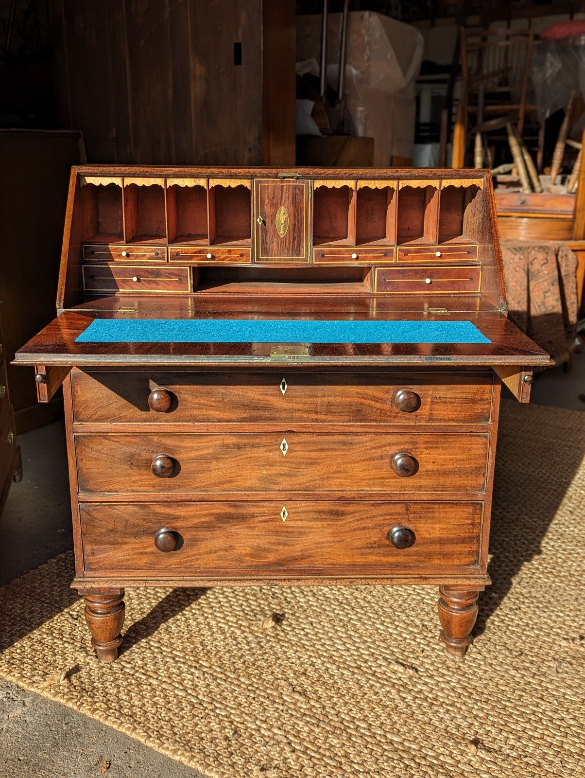 Antique Bureau (Delivery Available) Mahogany C1820 Home Office