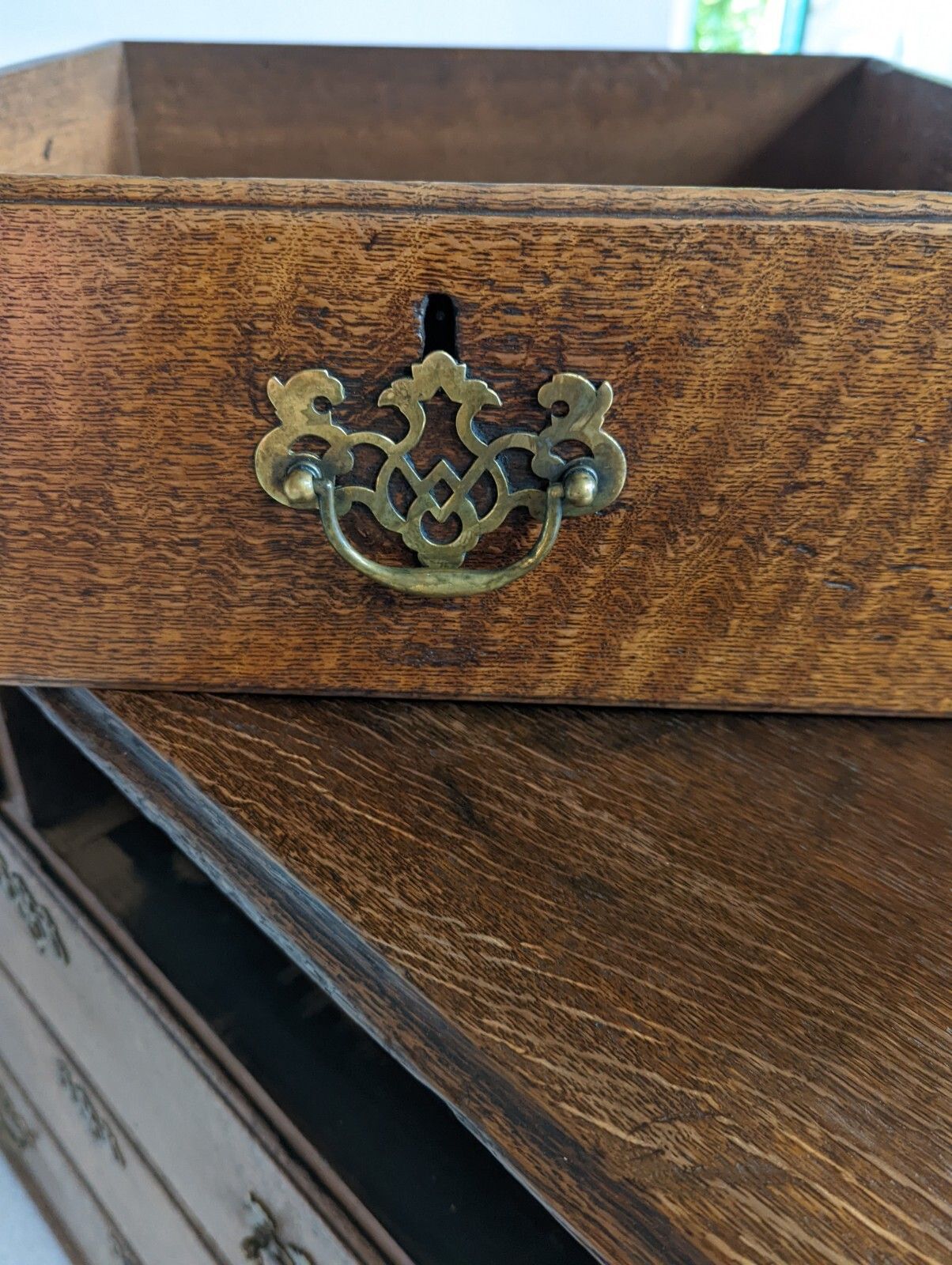 Chest Of Drawers (Delivery Available) Oak & Mahogany Antique photo vintage