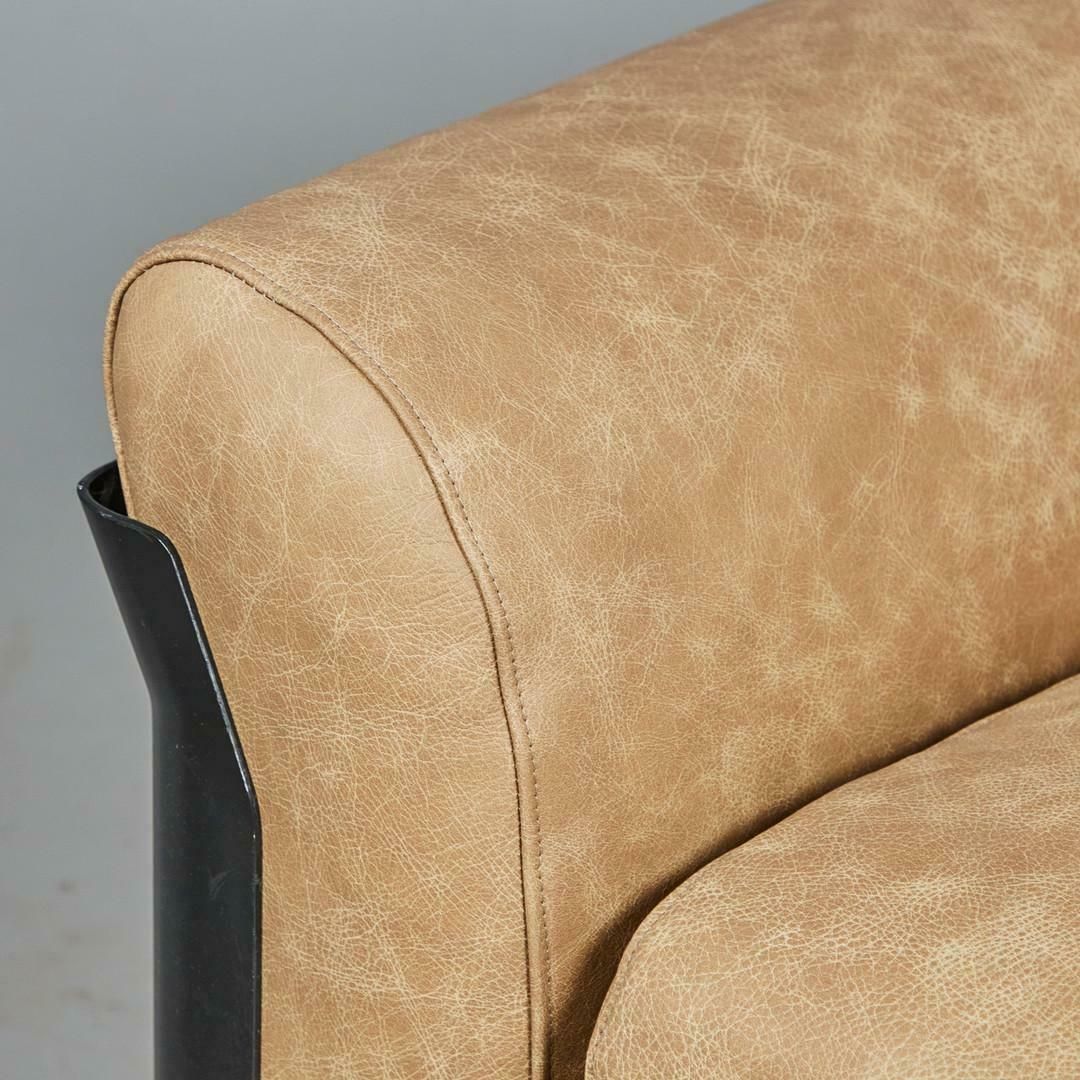 Vittorio Introini For Saporiti Leather Sofa, 1970s, Italy photo vinterior