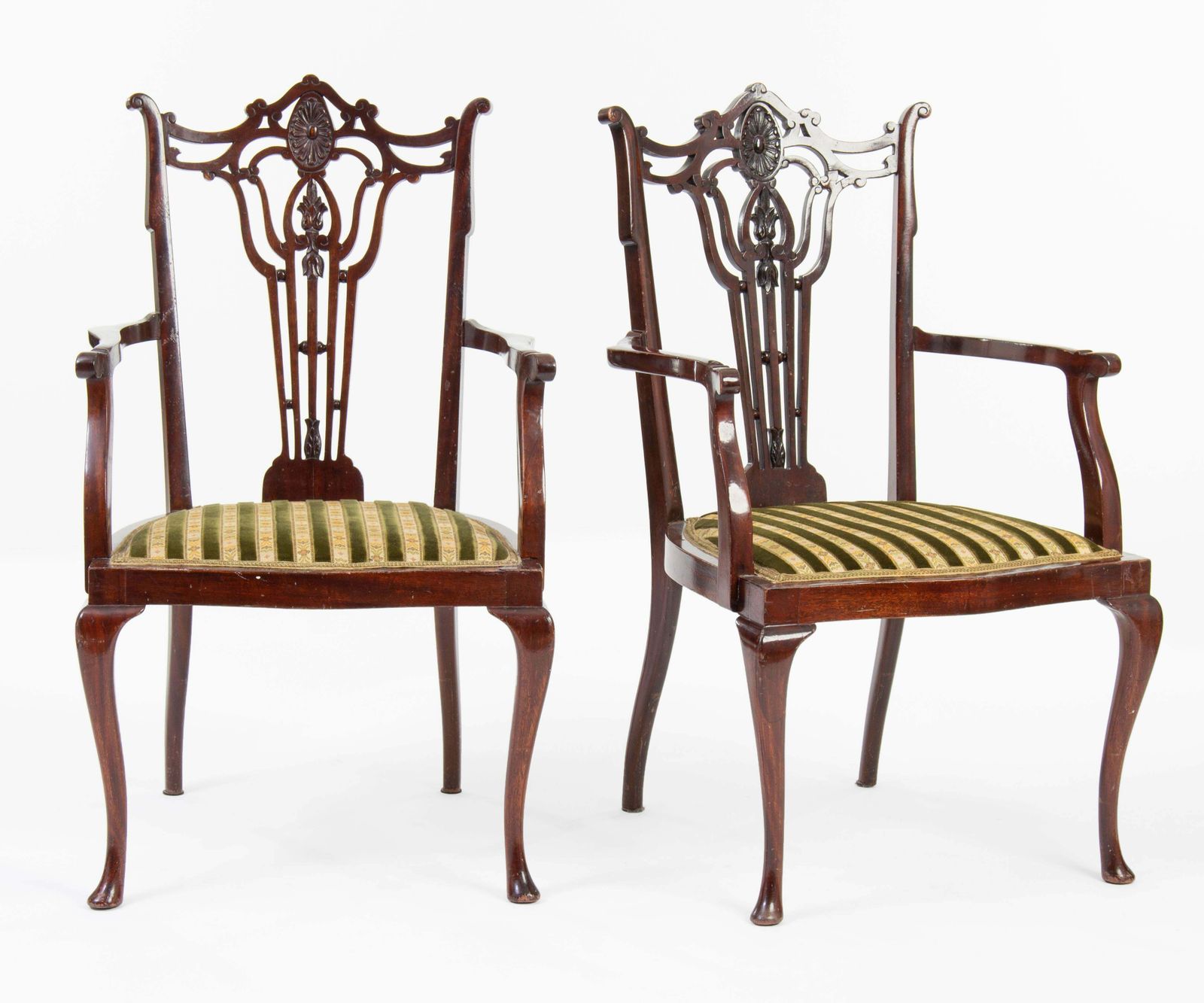 Chippendale Art Nouveau Living Room Set, 1890s photo vintage