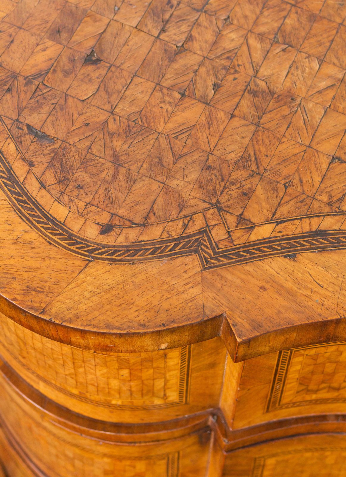 Baroque Revival Style Commode With Inlay, Ca. 1900 photo 5079.0