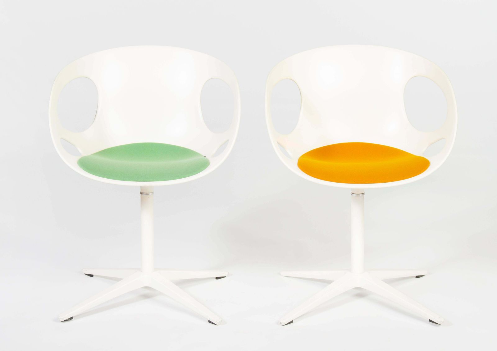 Fritz Hansen Rin Dining Swivel Chair Set By Hiromichi Konno (Set Of 4) photo for sale