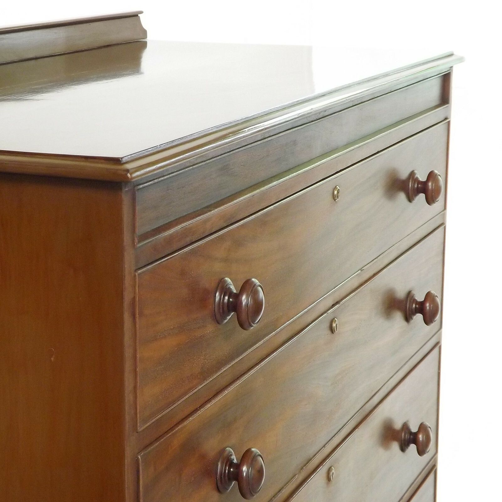 Furniture Large Linen Chest (Delivery Available) Chest Of Drawers Mahogany & Paint photo