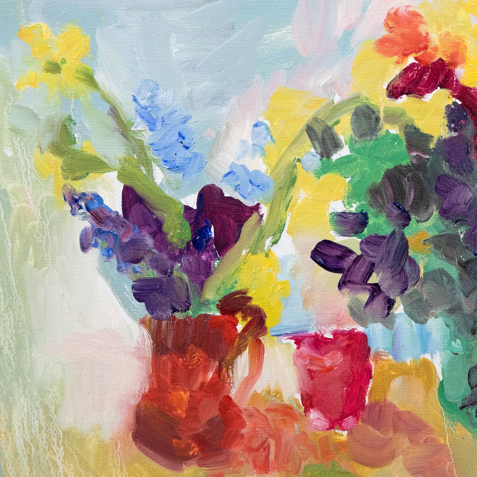 Annelise Firth (B.1961) 2023 Oil, Spring Arrangements photo Art