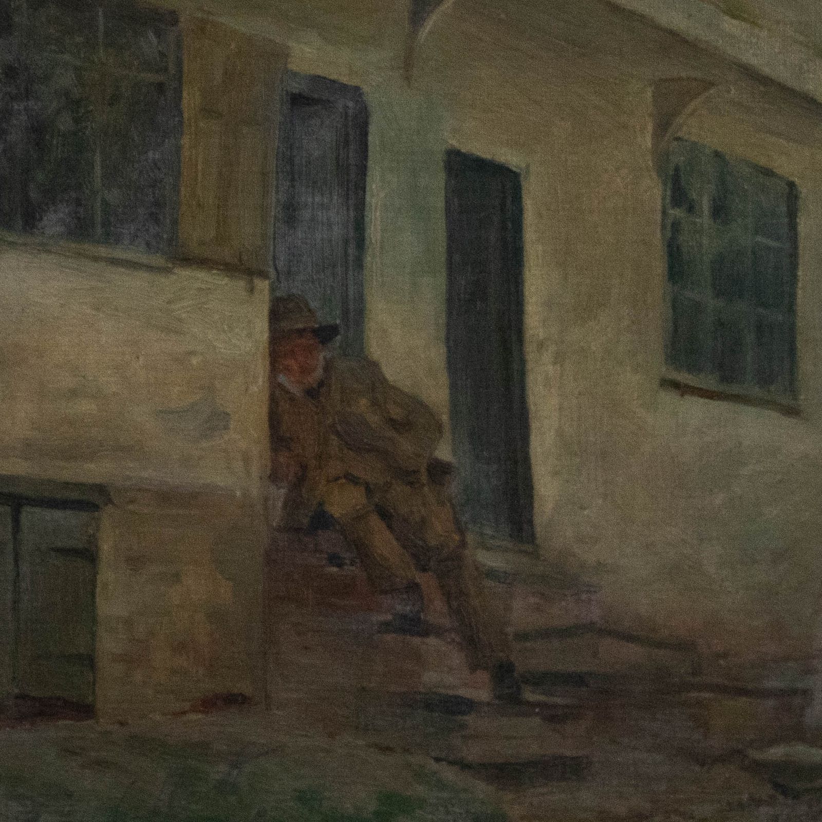 Frederick Thomas Callcott (1853 1923) Early 20th Century Oil, Stumbling Home photo Art