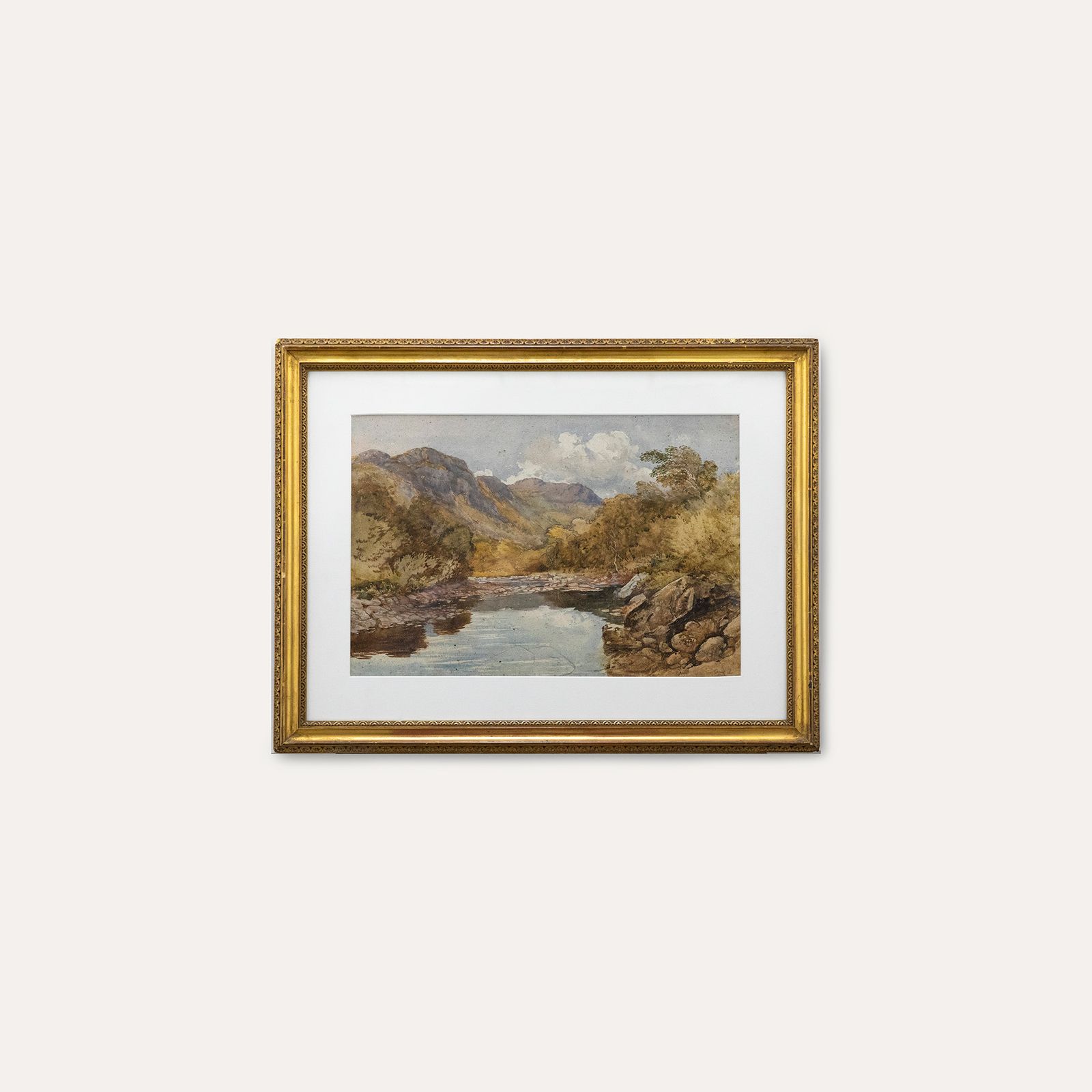 Attrib. David Cox Jr Arws Framed Late 19th Century Watercolour, Dolwyddelan photo buy