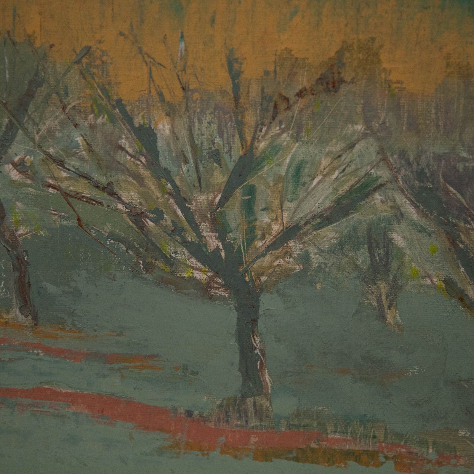 Seiriol Davies Framed 20th Century Oil, Mount Sainte Victoire photo 241.0