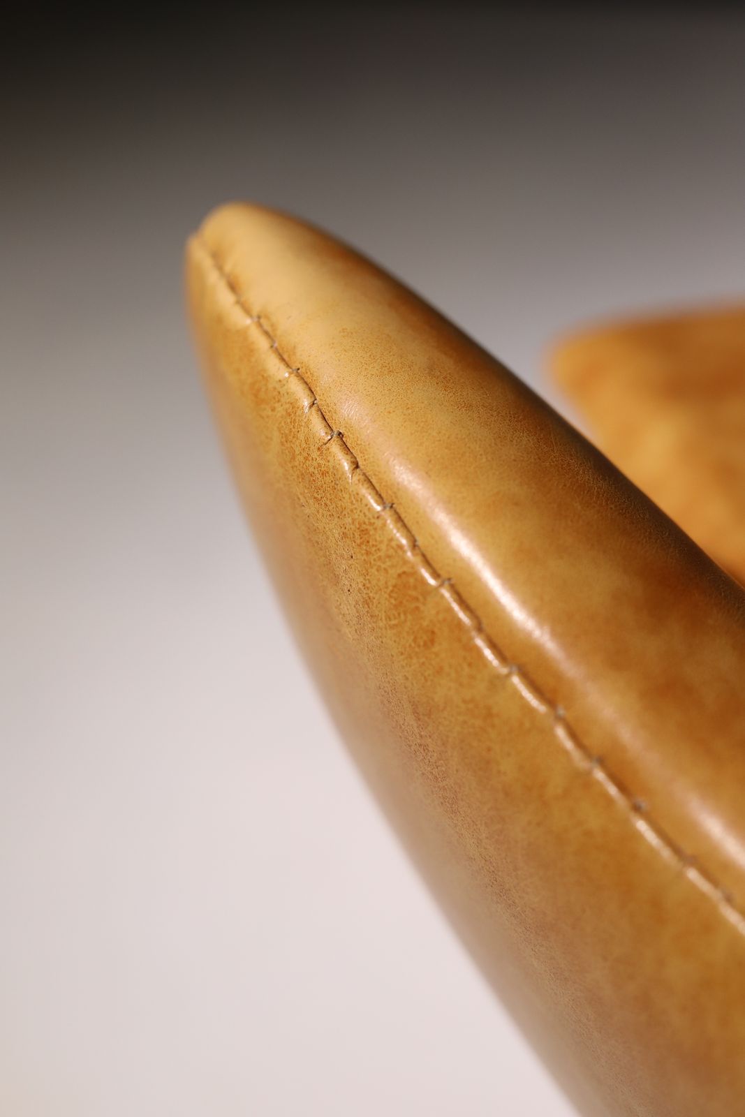Furniture Leather Egg Chair 3316 By Arne Jacobsen, 1958 photo
