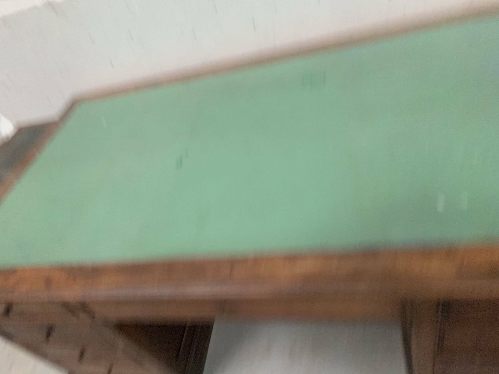 Napoleon III Style Flat Desk With Pedestal In 19th Century Mahogany photo vinterior