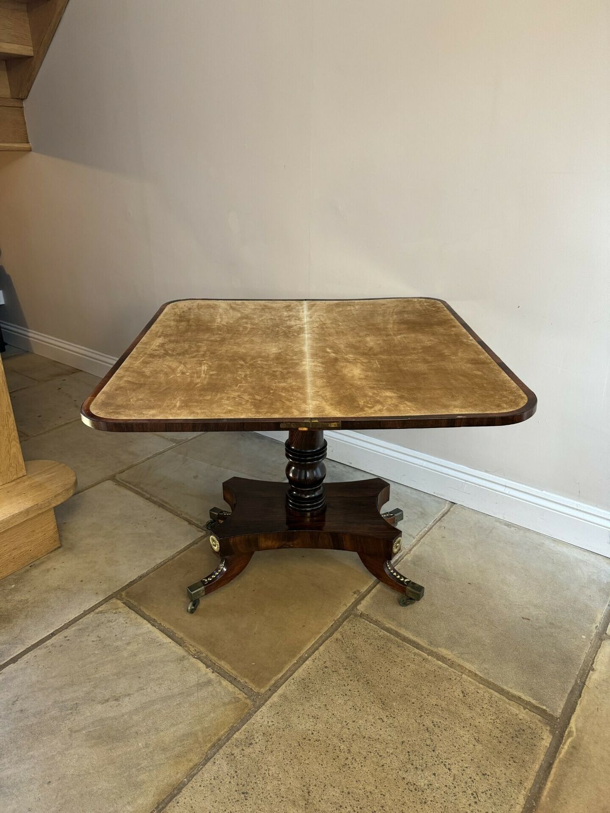 Pair Of Antique Regency Outstanding Quality Rosewood Card Tables photo furniture