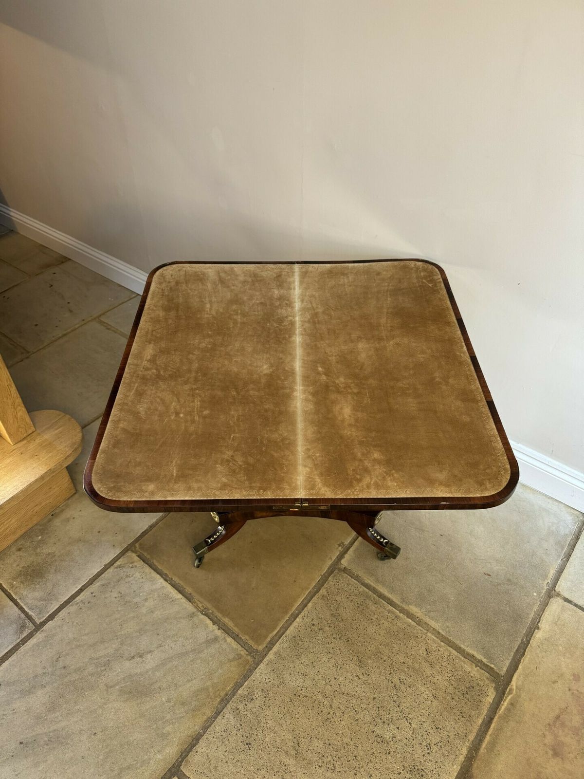 Pair Of Antique Regency Outstanding Quality Rosewood Card Tables photo for sale