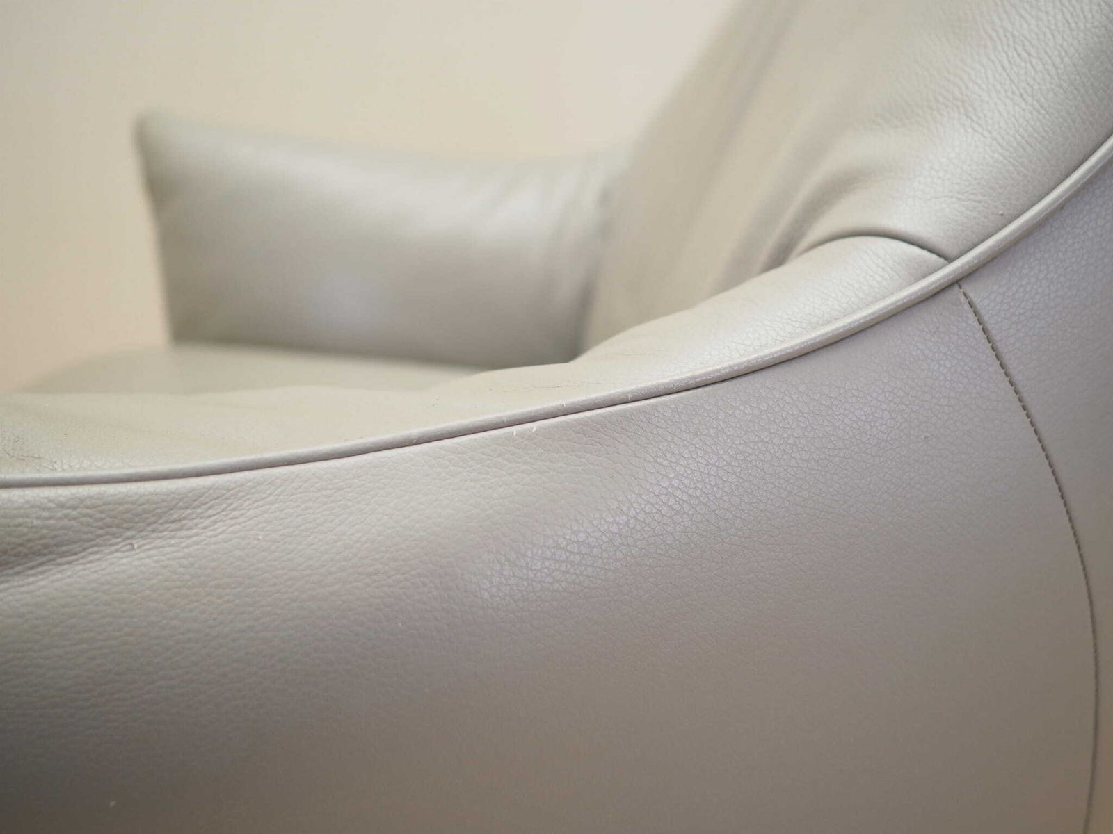 photo vintage Leren Draaifauteuil, Italiaans Design, Jaren 1990, Fabrikant: Natuzzi