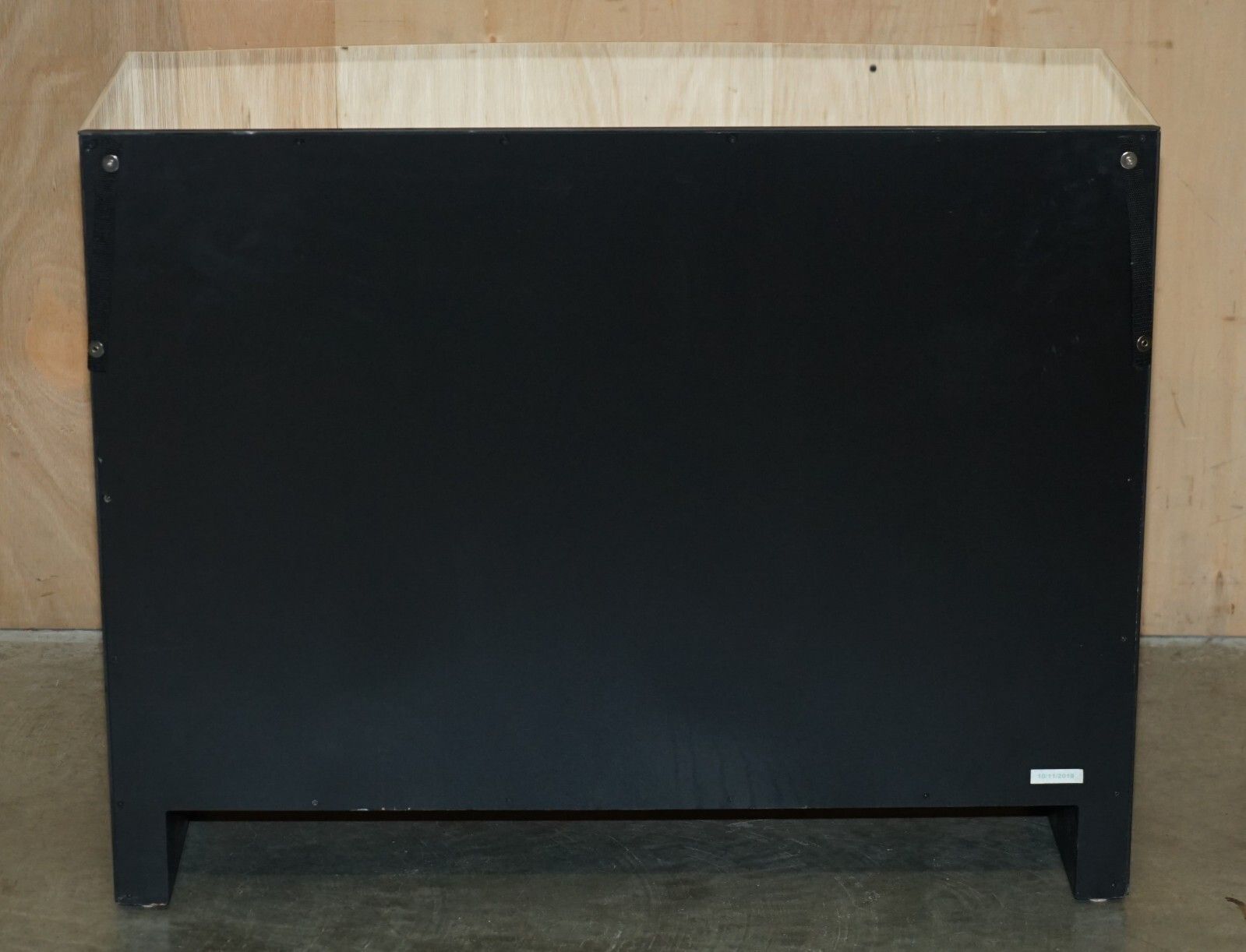 photo furniture Suite Of Bow Fronted Mirrored Glass Chest Of Drawers With Pair Of Side Tables